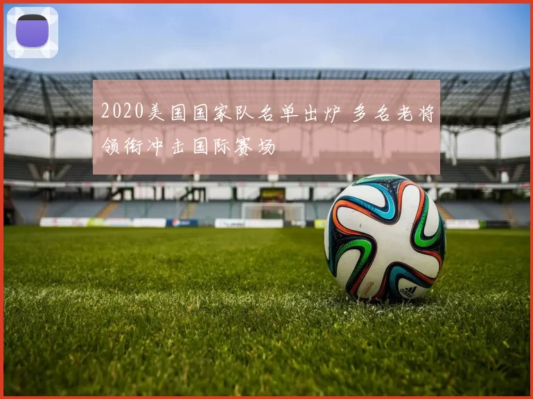 2020美国国家队名单出炉 多名老将领衔冲击国际赛场